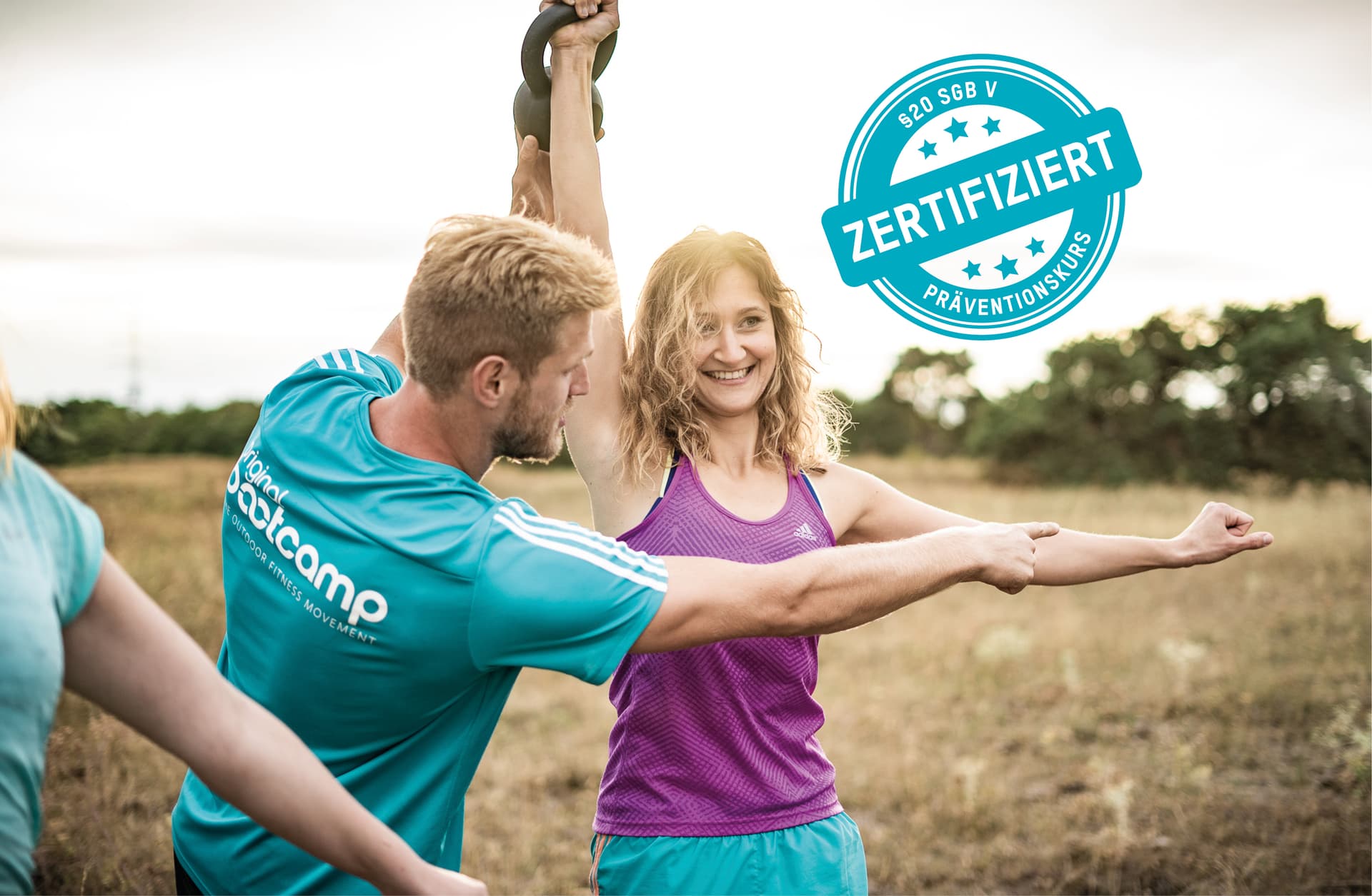Bootcamp Trainer und Bootie bei einem zertifizierten Präventionskurs in Ratingen