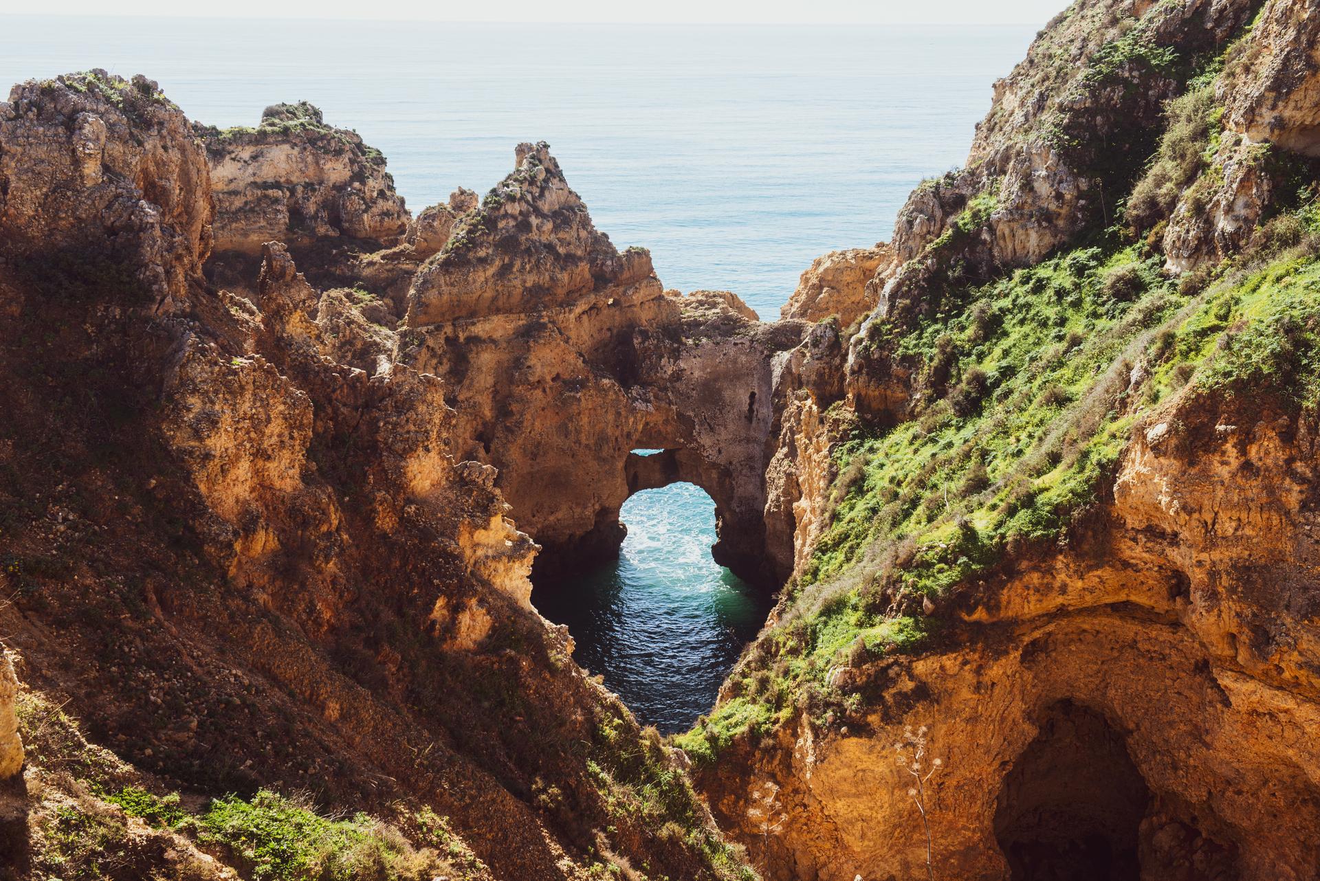 Klippen Landschaft in Portugal