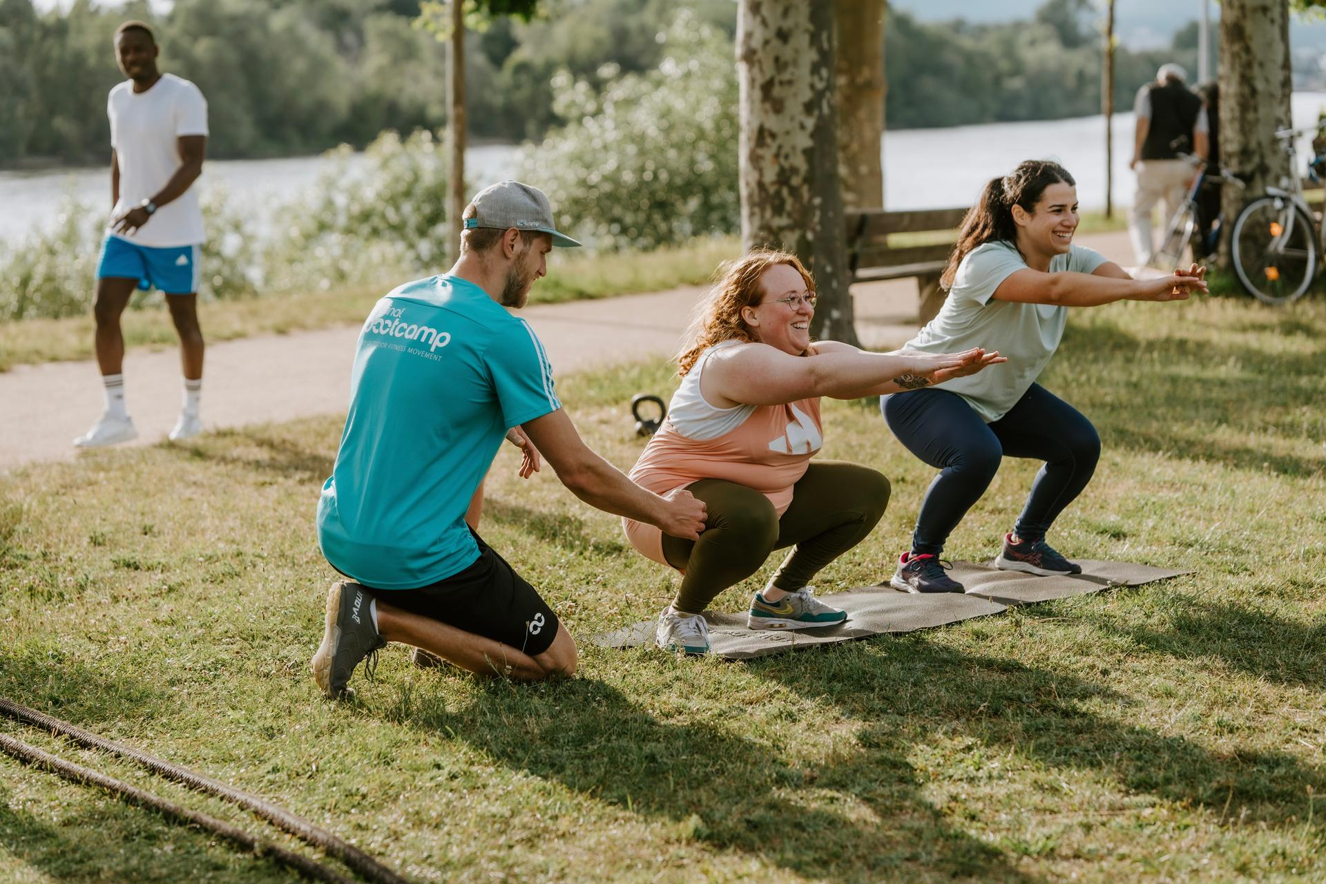 Ausschnitt aus dem Probetraining mit Personal Trainer