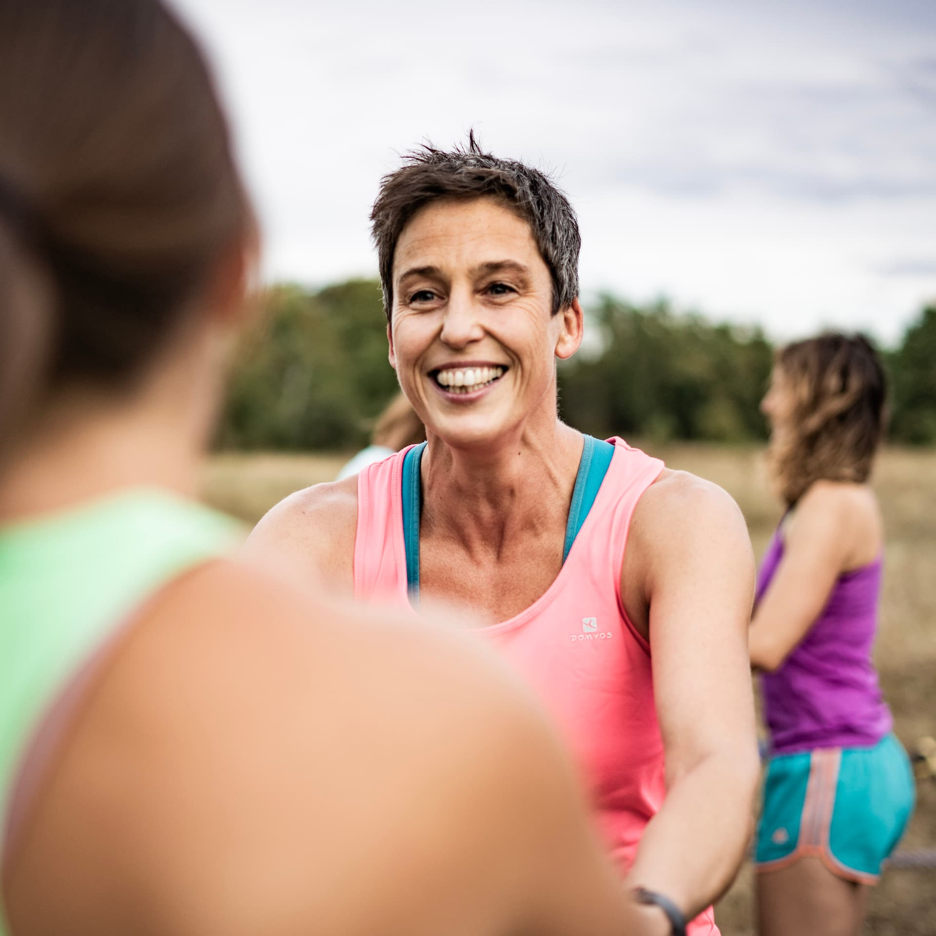 Bei unserem Outdoor Fitness Training kommt Lachen nicht zu kurz