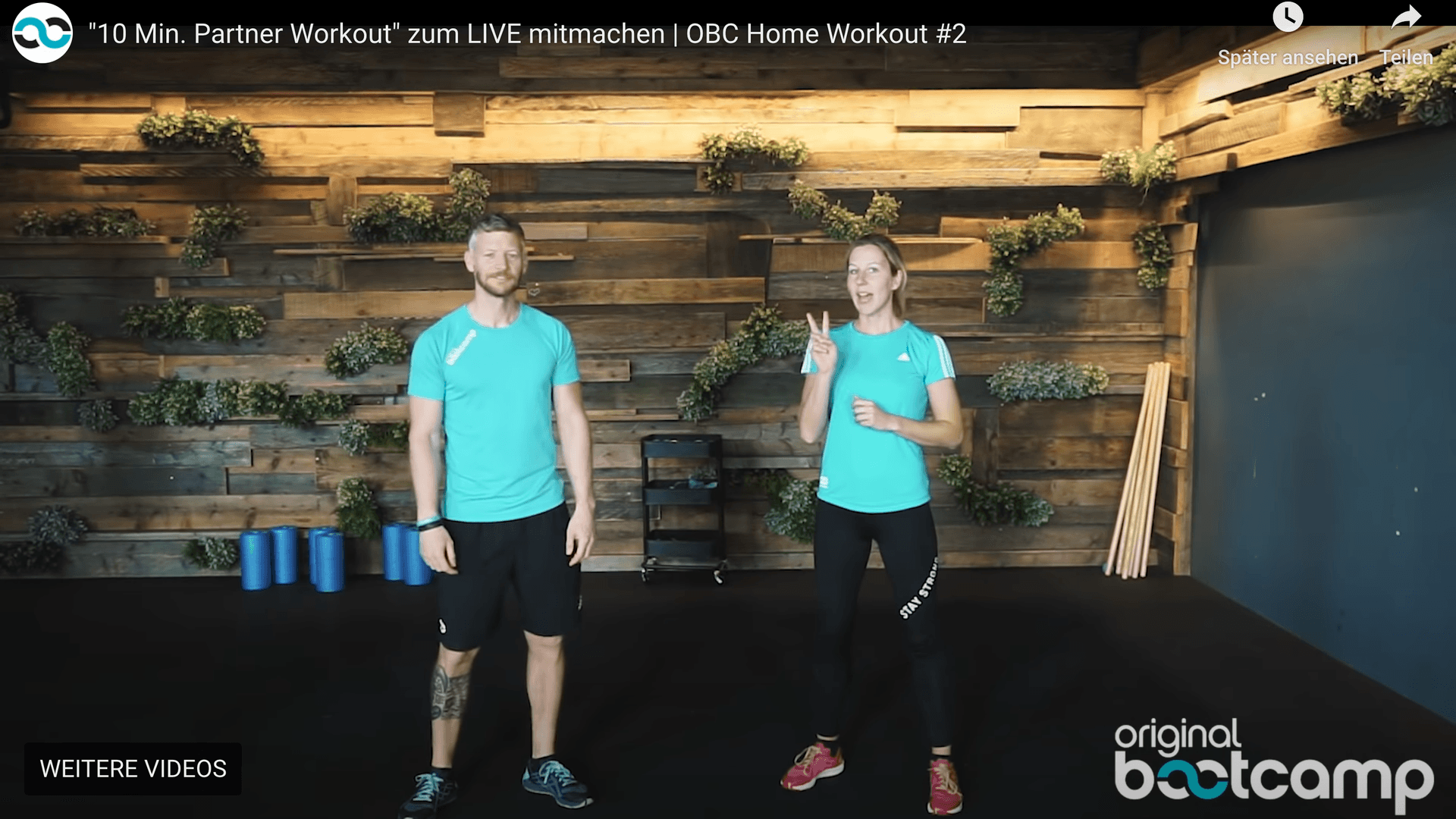 Partner Home Workout vom Original Bootcamp